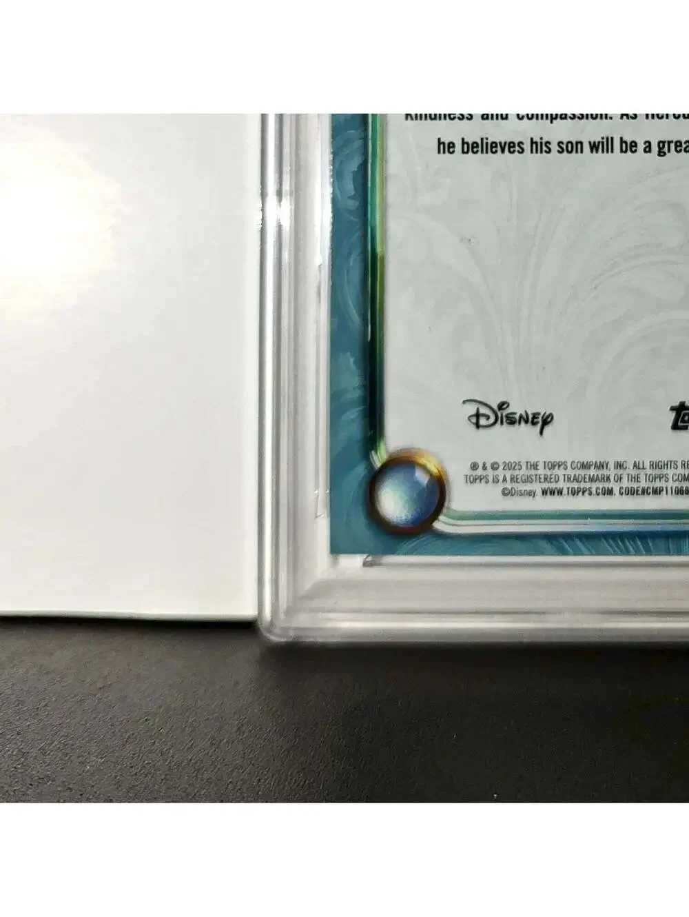 Zeus 2025 Topps Disney Wonder #134 Diamond Card Hercules PSA  PSA 9